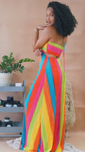 Load image into Gallery viewer, Maya Rainbow Maxi Dress

