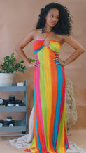 Load image into Gallery viewer, Maya Rainbow Maxi Dress

