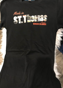St.Thomas Black Tee
