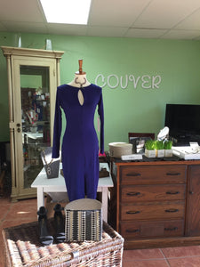 SM Long Slit Front Dress