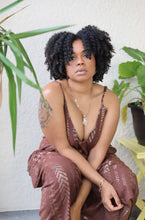 Load image into Gallery viewer, Jordyn Dress • Brown &amp; Gold

