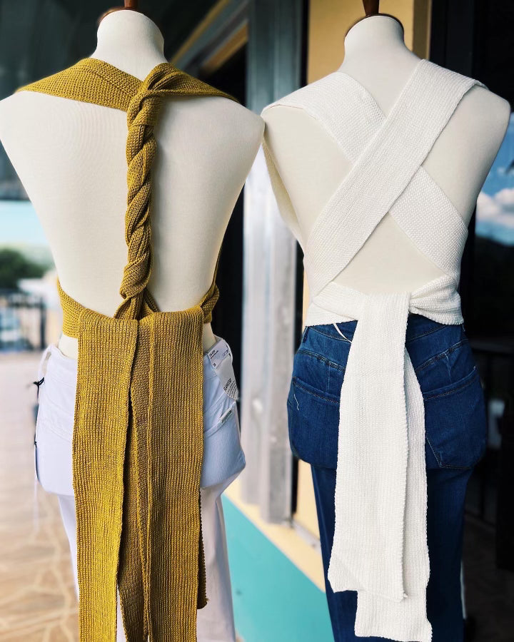 Knit Backless Top